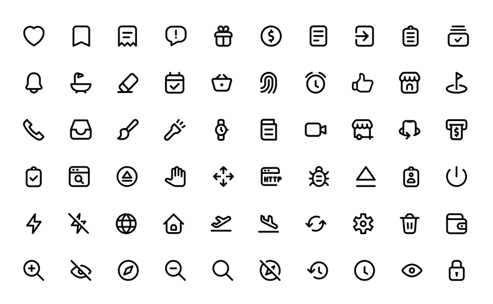 400+ Free Line Icons